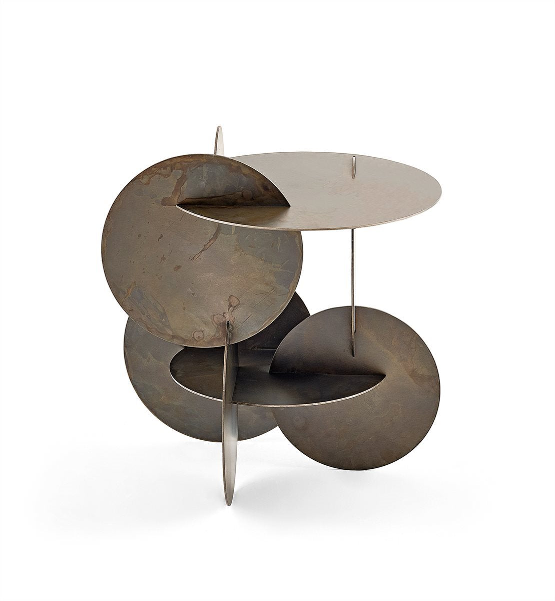 Monete B Side Table Hand burnished