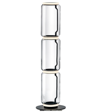 Noctambule Floor lamp Small base 3 Low Cylinders