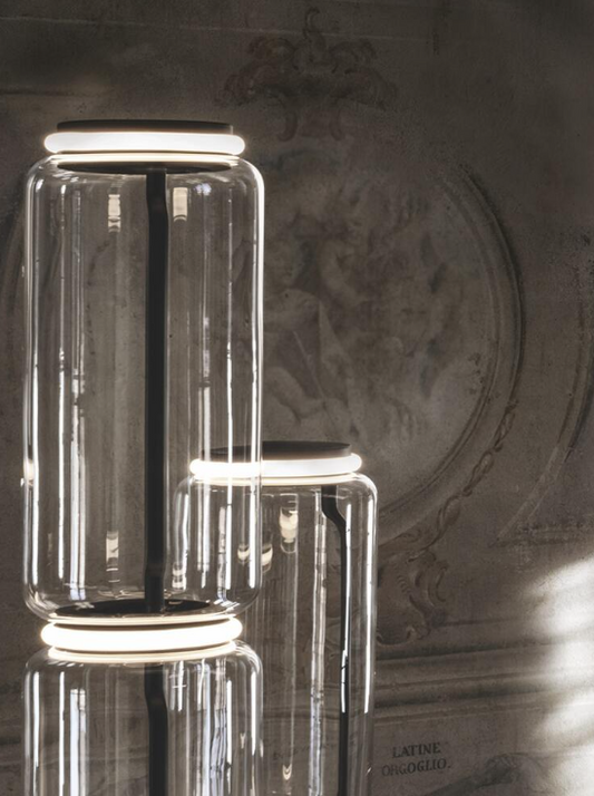 Noctambule Floor lamp Small base 3 Low Cylinders