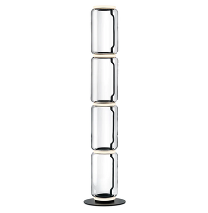 Noctambule Floor lamp Small base 4 Low Cylinders