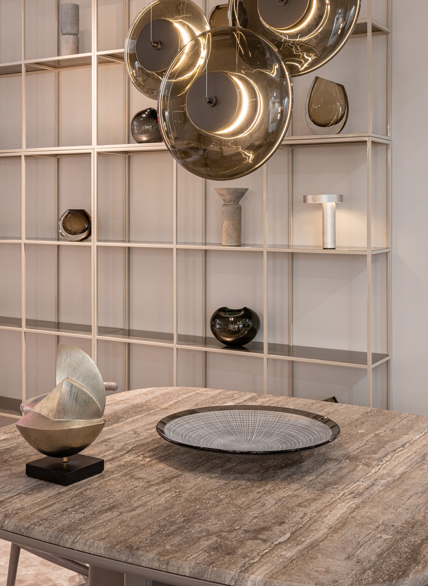 STYLING  ITEM STYLING ITEM - Bowl Fruteira Rasa / Platinum  / D55 x 7.5