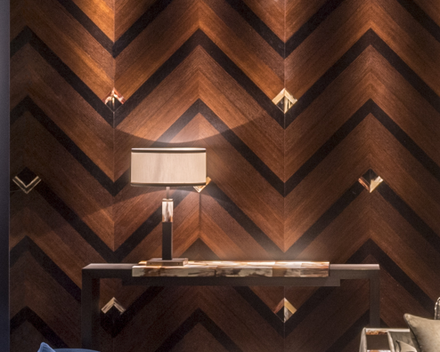 Rectangular Table Lamp Horn