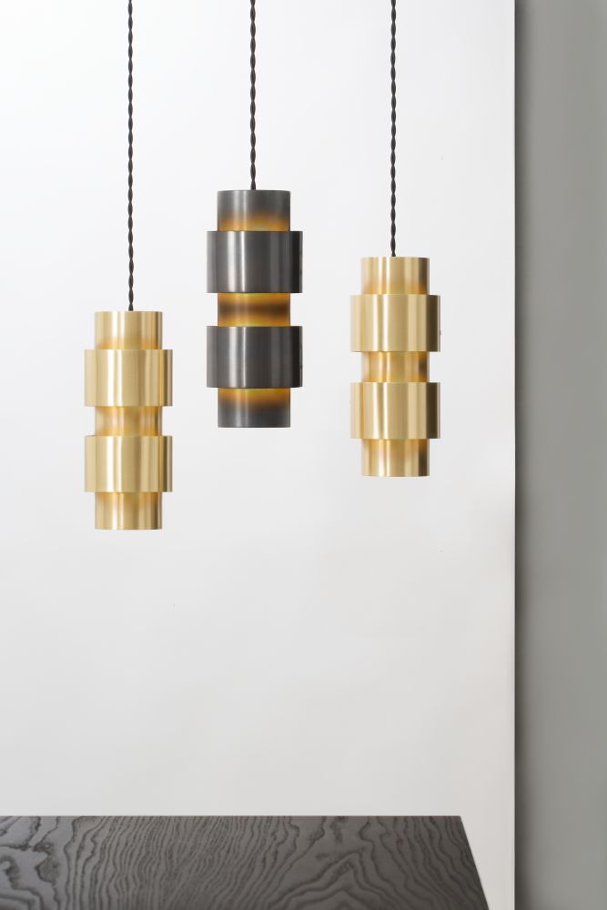 Ring Pendant Satin brass