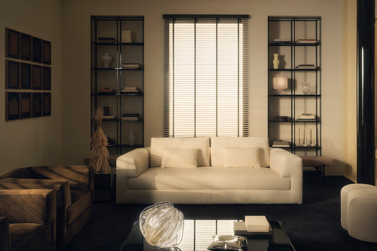 Roger Sofa 260 in Off-White Fabric