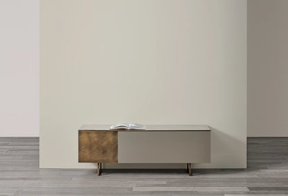Ruben Cabinet L Bronzed Brass