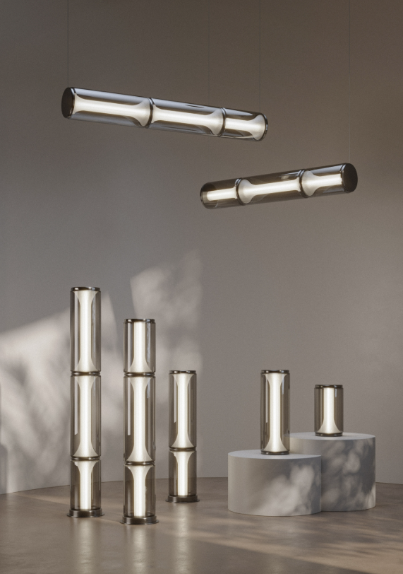 Miles Floor lamp Graphite grey Large