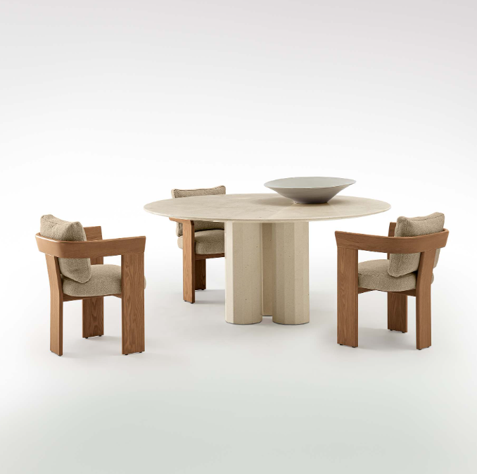 Freddie Dining Armchair Walnut