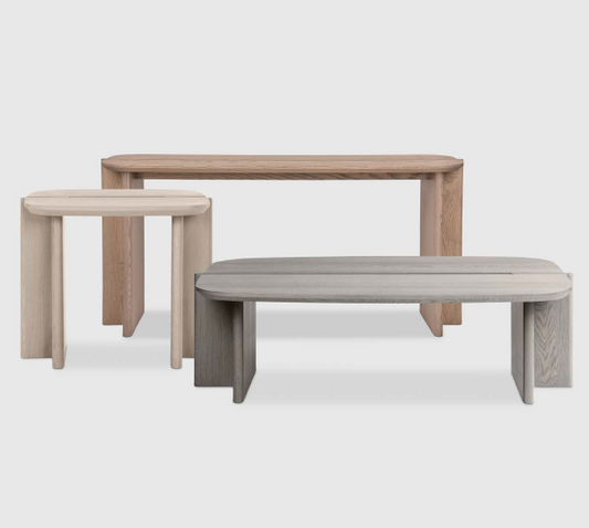 Surfside Drive L Coffee Table Ivory Ash