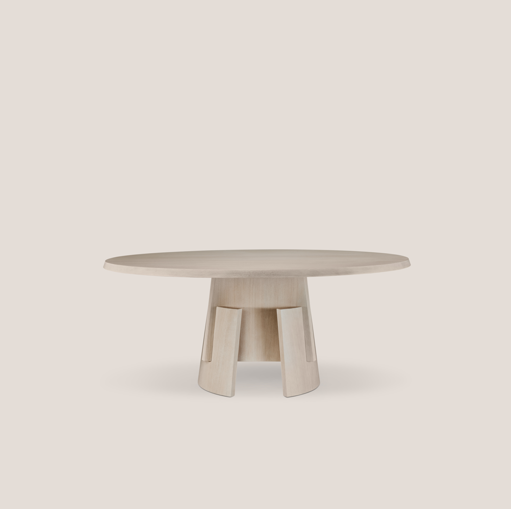 Via Bernina Round Dining Table 160