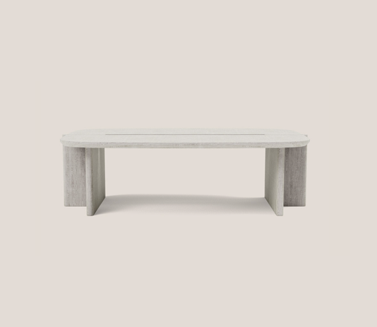 Surfside Drive L Coffee Table Ivory Ash