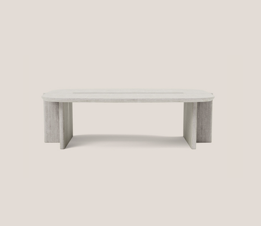 Surfside Drive L Coffee Table Ivory Ash