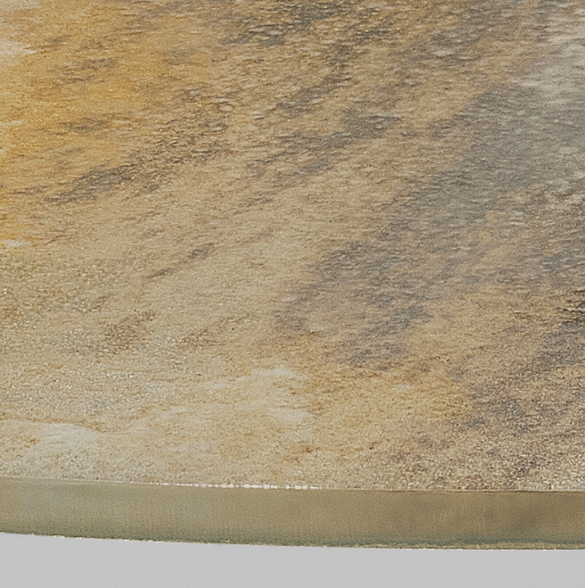 Rascino Side Table H45 Travertine Marble Base