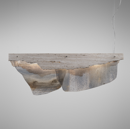 Romano Chandelier 120 Travertine Marble