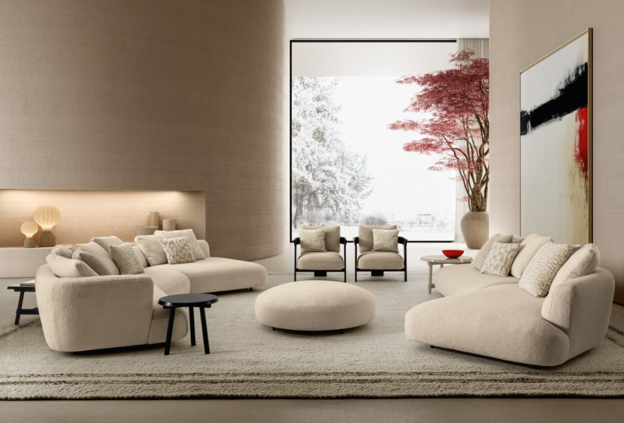 Square Carpet 4x4 Ivory