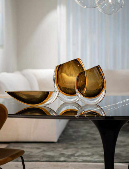 Vase 96 Fume-Ambar