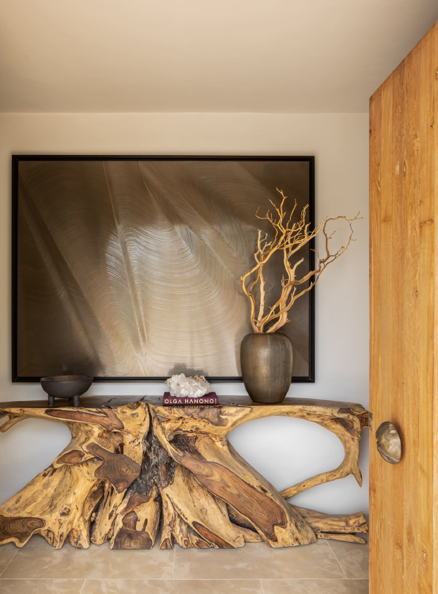 Moare Bronze Art Dark brown oak frame