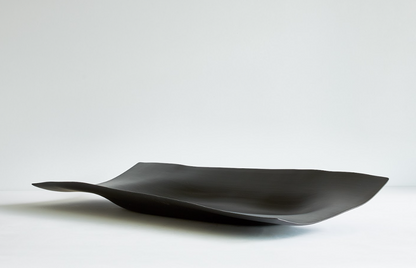 Long Rectangular Wavy Tray A Greige