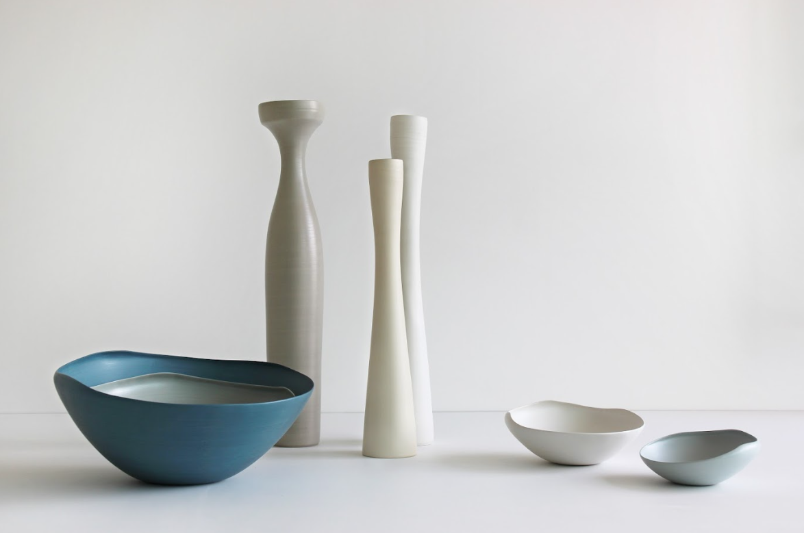 Flute 2 Stoneware Linen