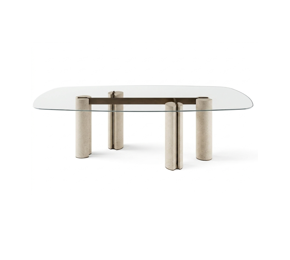 Simpodio Dining Table Ivory 260