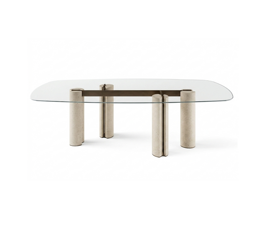 Simpodio Dining Table Ivory 260