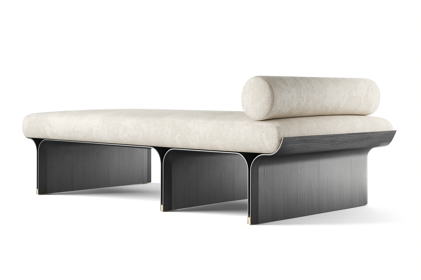 Stami Daybed Fabric Black Wood