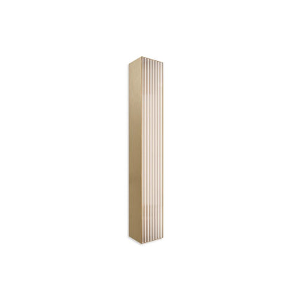 Stick Wall Light Brushed bronze-nickel Ribbed plexiglass