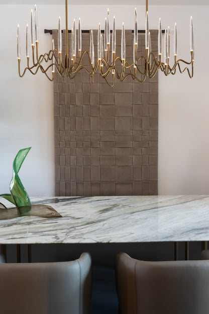 Wall Hanging Zero Stone Nubuck Leather