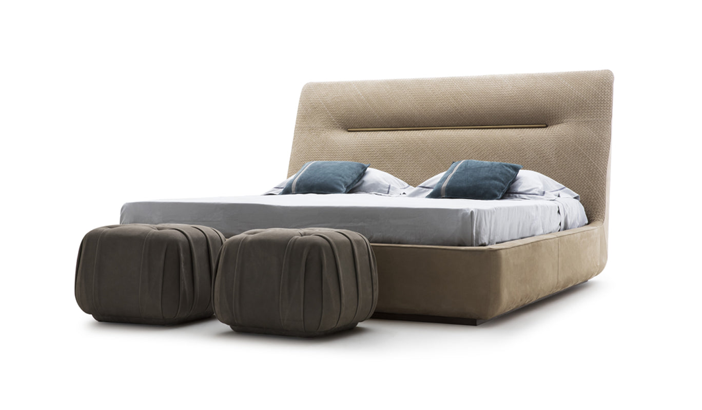 Amelie Hand-Braided Leather Bed 200