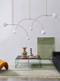 Balance Pendant White Brass