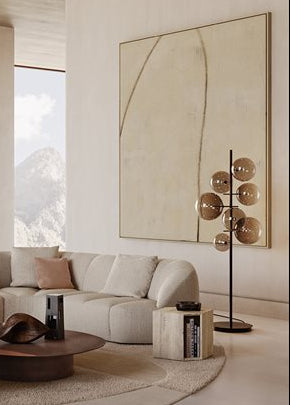 Bolle Stelo Floor lamp Hand Burnished Brass