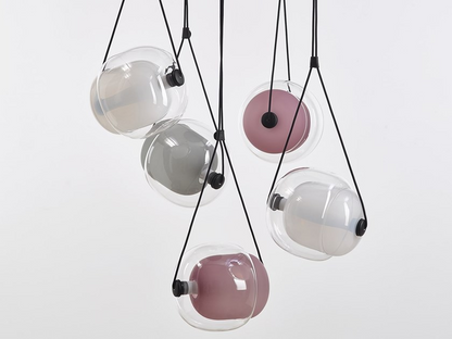 Capsula Pendant Pearl Grey Opaline
