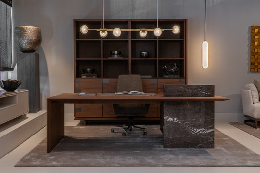 Cartesiano Cabinet Brown leather was AED 94,134
