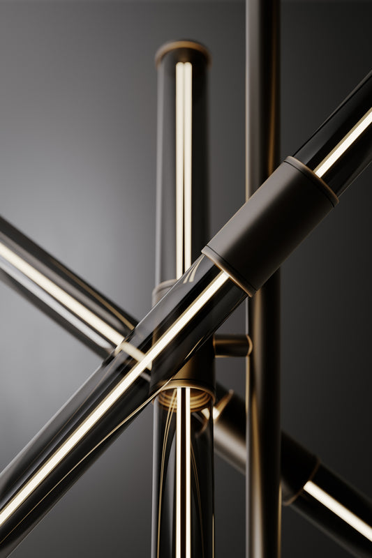 Cross Pendant Dark burnished brass