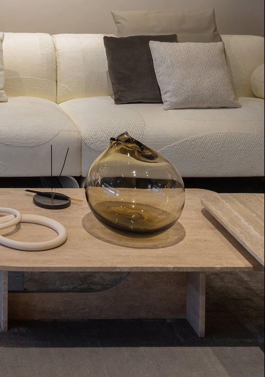 Cut Glass Sculpture Smoke