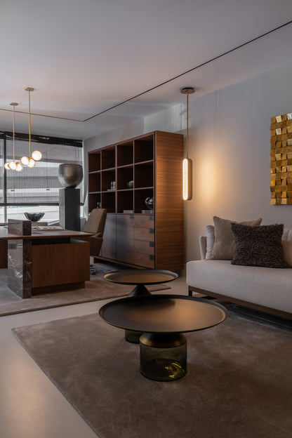 Cartesiano Cabinet Brown leather was AED 94,134