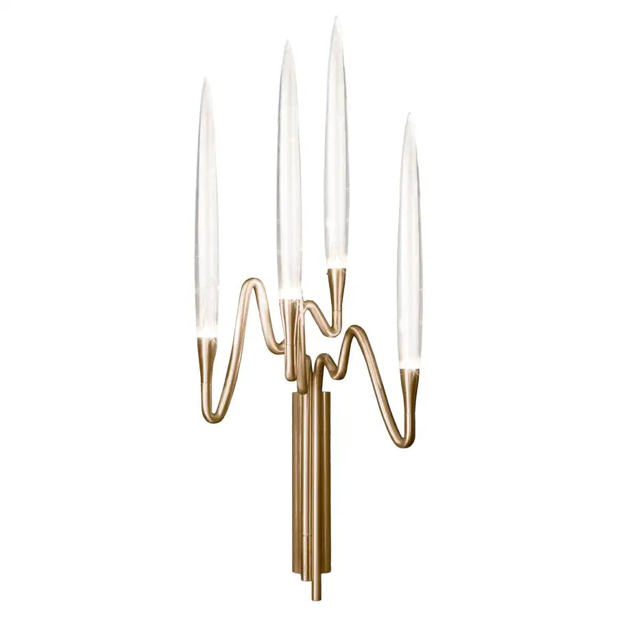 Il Pezzo 3 Wall Light Satin brass
