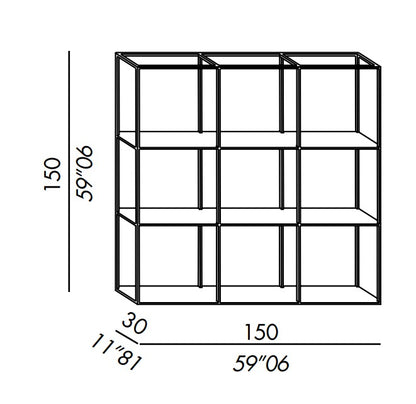Hardy Wall Unit 150150 Bronzed Brass