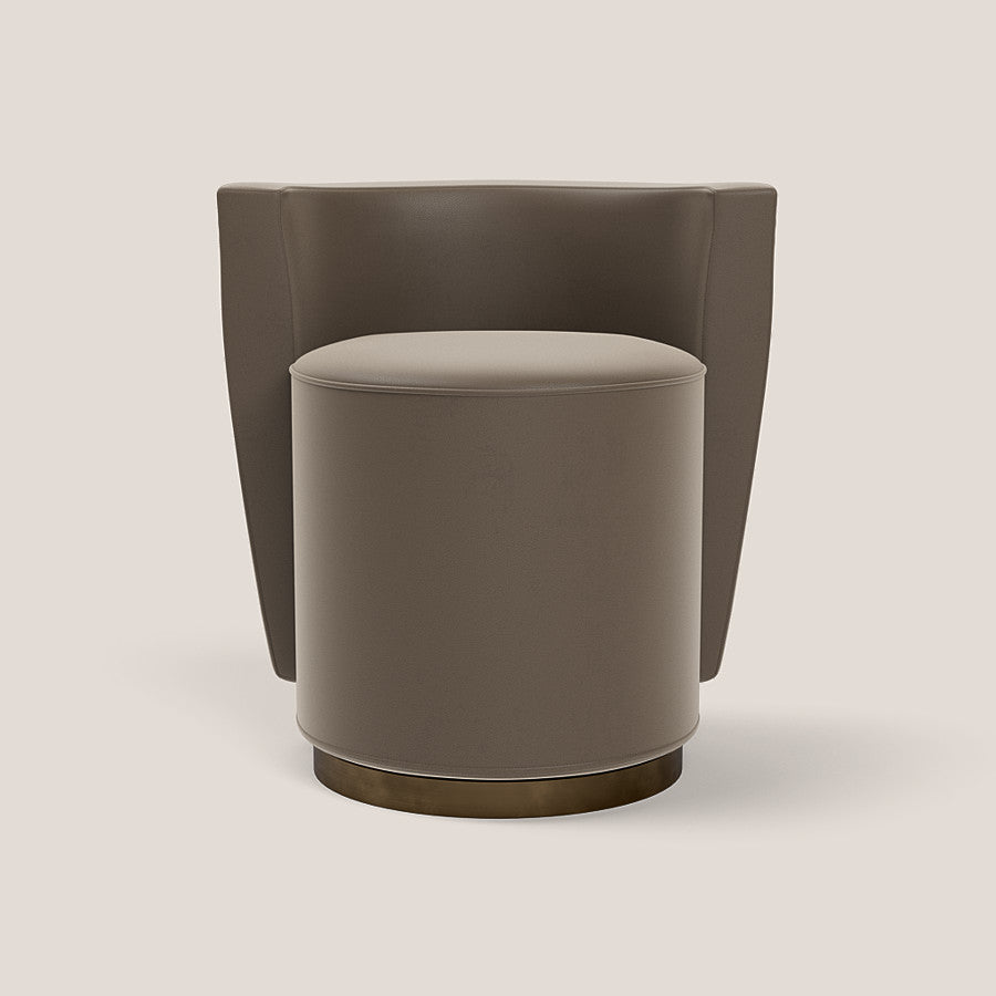 Bond Street Lounge Swivel Armchair Beige