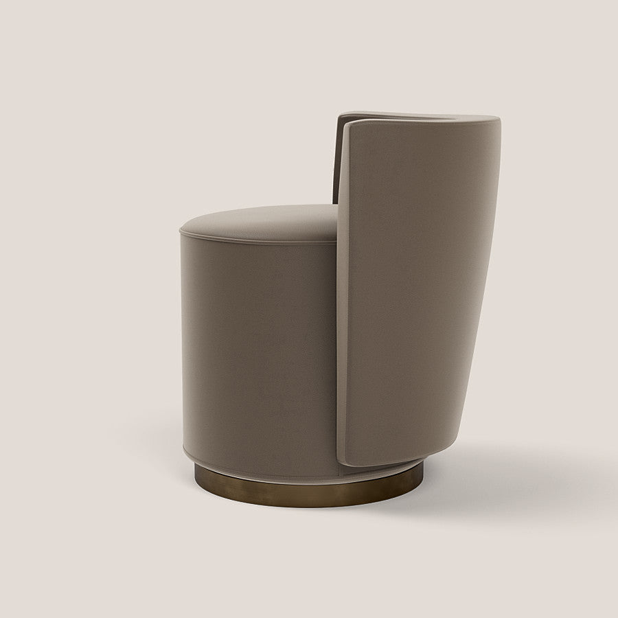 Bond Street Lounge Swivel Armchair Beige