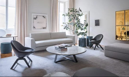 Judd Coffee Table Glossy Calacatta Black