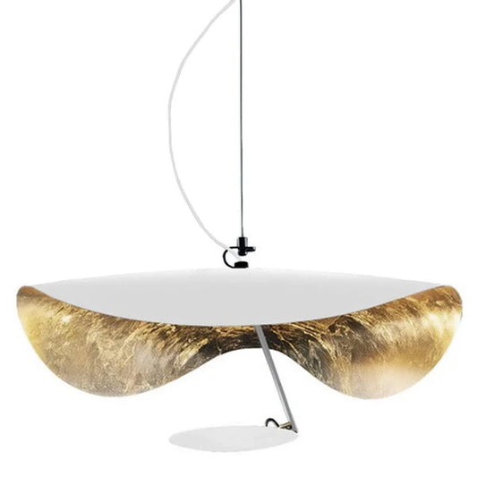 Lederam Manta S1 Pendant White & Gold
