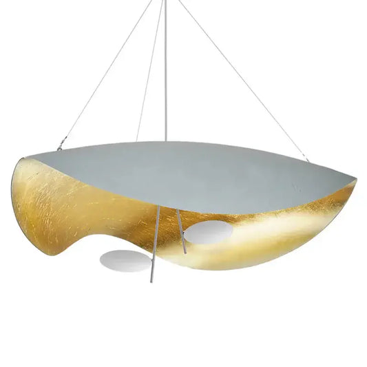Lederam Manta S2 Pendant White & Gold