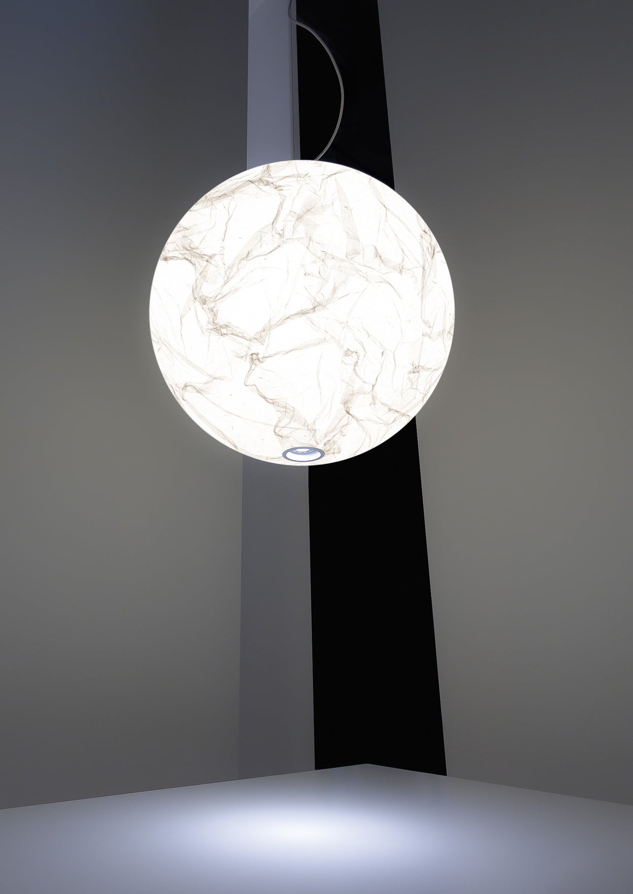 Moon 80 Pendant White Japanese Paper