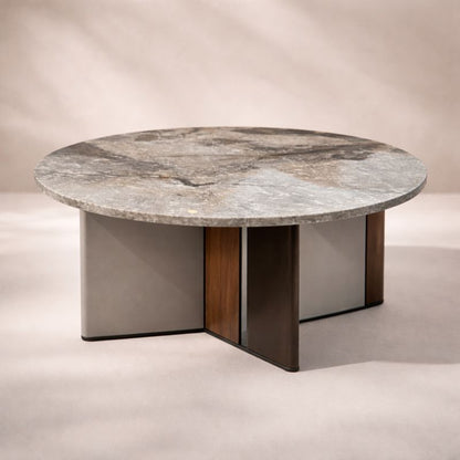 Pascal Coffee Table D80 Twister marble Was AED 22,300+