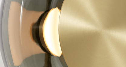 Pendulum Wall Light Satin Brass