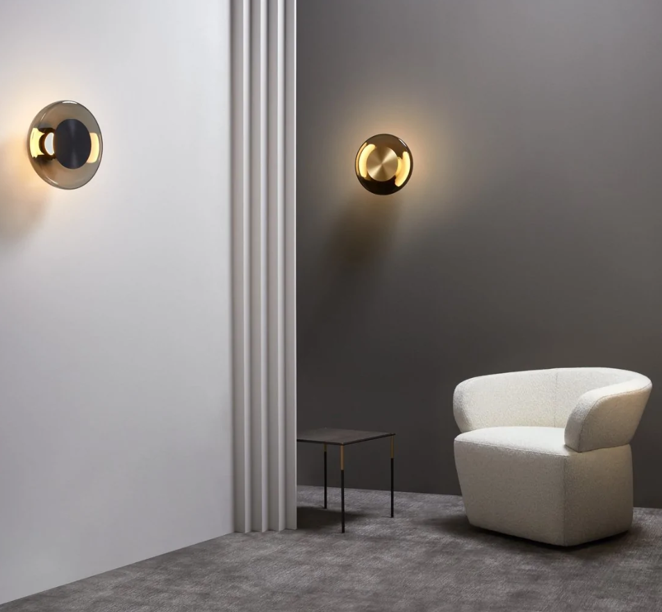 Pendulum Wall Light Satin Brass