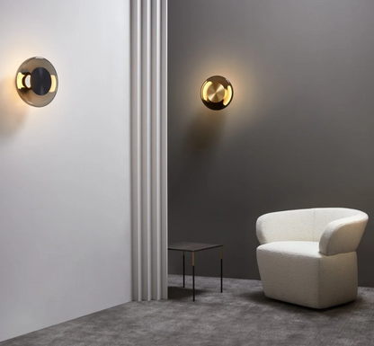 Pendulum Wall Light Satin Brass