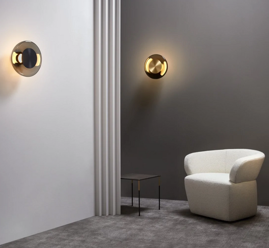 Pendulum Wall Light Satin Brass