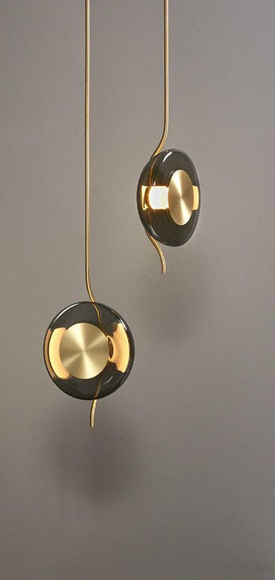 Pendulum Pendant Satin Brass