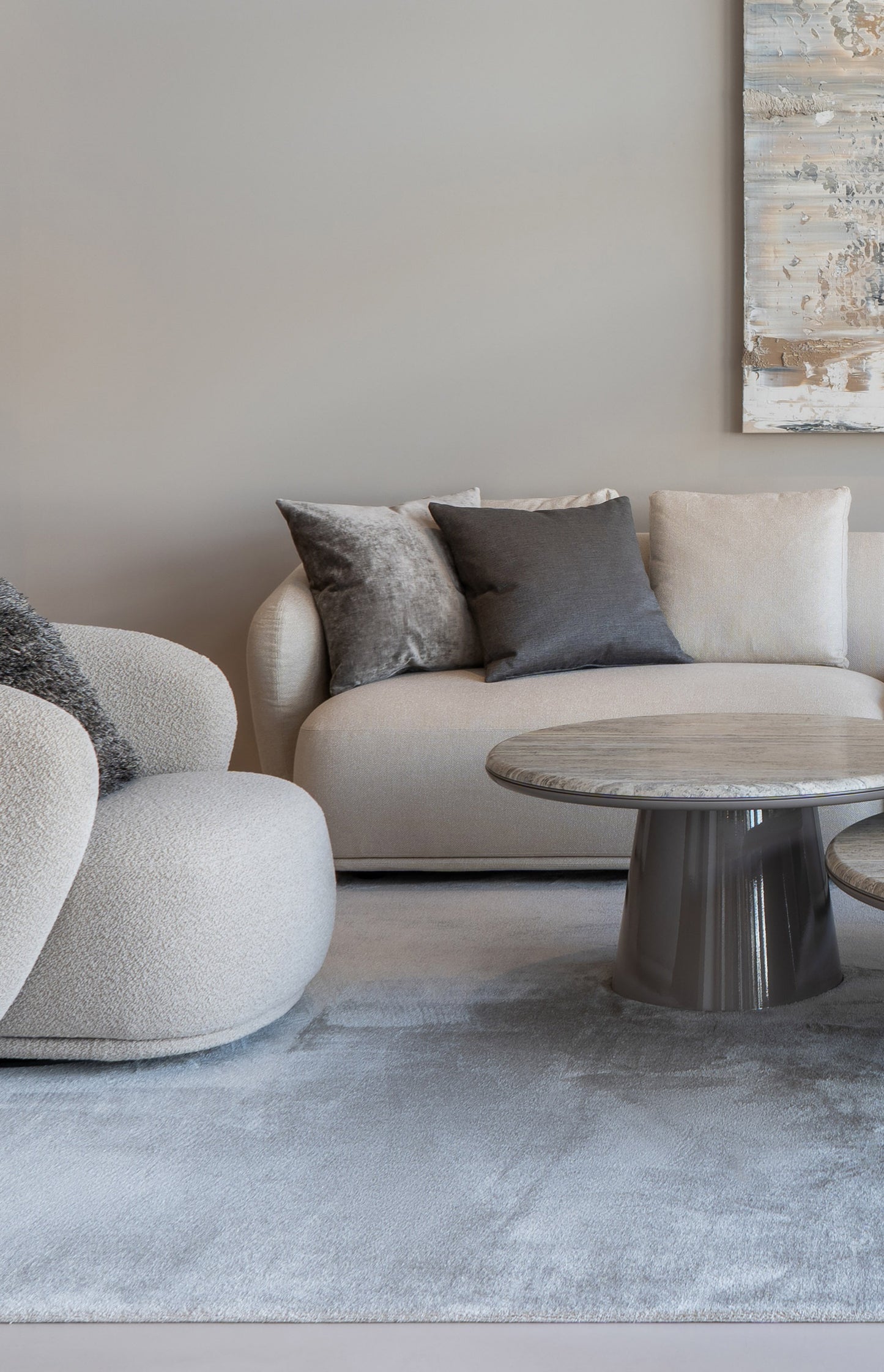 Rene Sofa Beige Seat 46H